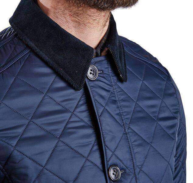 Fortnum Quilted Jacket in Navy by Barbour - Country Club Prep
