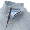 Georgetown Quilted 1/4 Zip Pullover in Steel Grey by Southern Tide - Country Club Prep