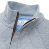 Georgetown Quilted 1/4 Zip Pullover in Steel Grey by Southern Tide - Country Club Prep