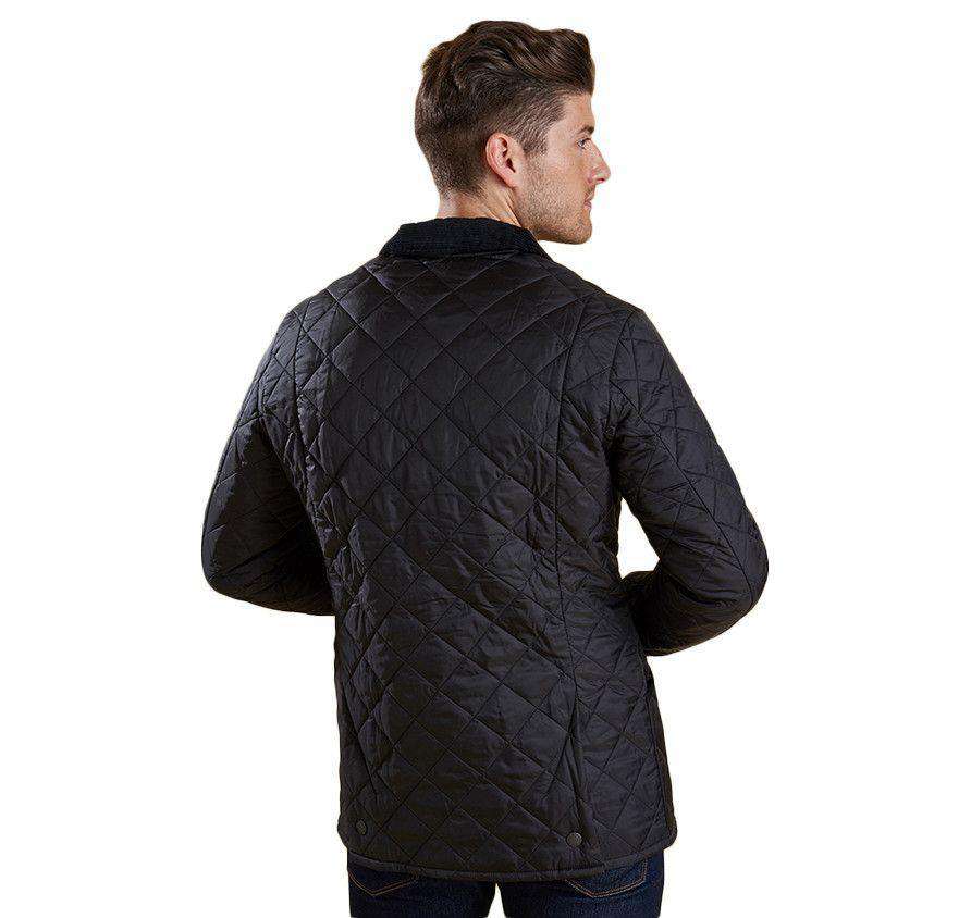Heritage Liddesdale Quilted Jacket in Black by Barbour - Country Club Prep