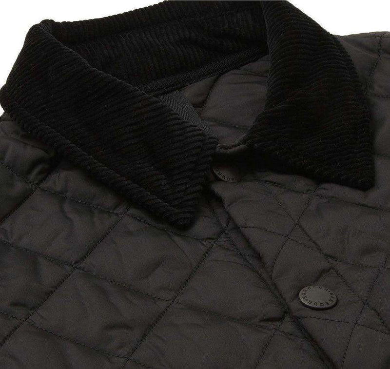 Heritage Liddesdale Quilted Jacket in Black by Barbour - Country Club Prep