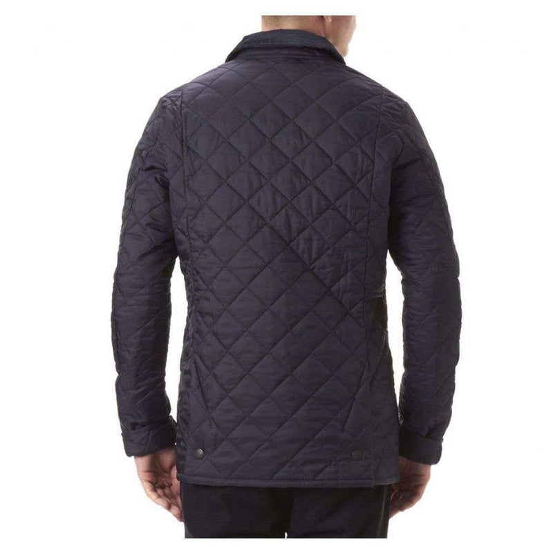 Heritage Liddesdale Quilted Jacket in Navy by Barbour - Country Club Prep
