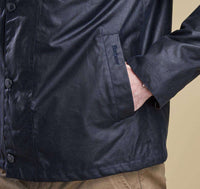 Heskin Wax Jacket in Navy by Barbour - Country Club Prep