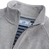 Key Bridge 1/4 Zip Pullover in Oyster Grey by Southern Tide - Country Club Prep