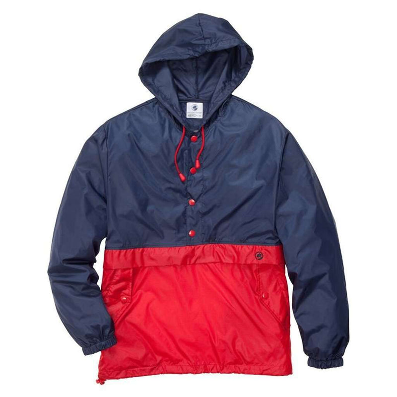 Labrador Pullover in Red/Navy by Southern Proper - Country Club Prep