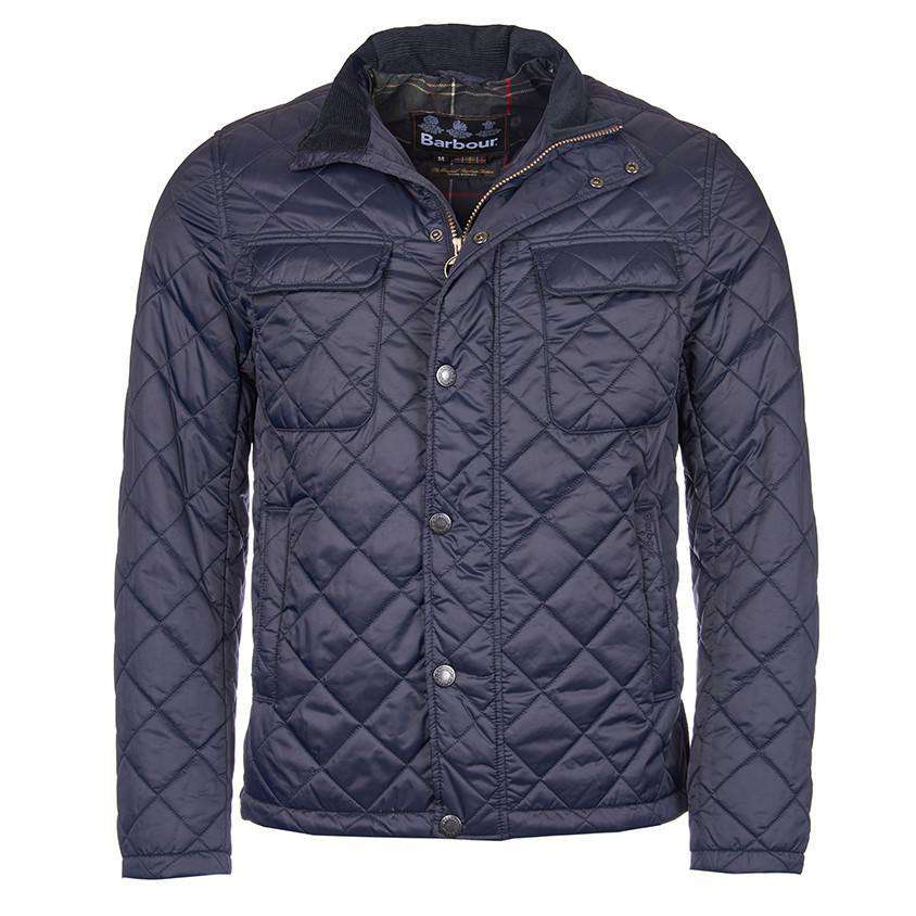 Laggan Quilted Jacket in Navy by Barbour - Country Club Prep