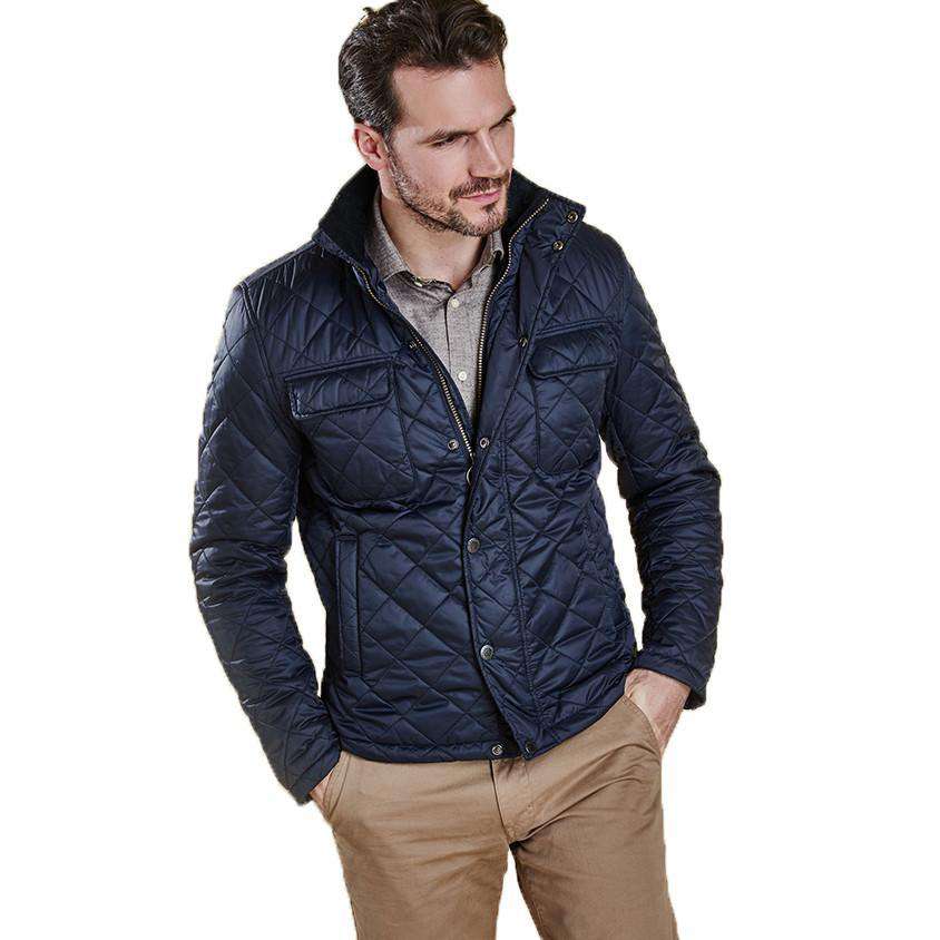 Laggan Quilted Jacket in Navy by Barbour - Country Club Prep