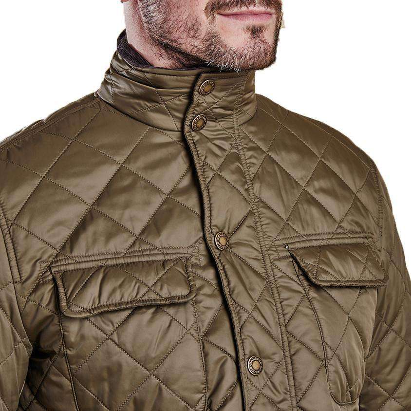 Laggan Quilted Jacket in Olive by Barbour - Country Club Prep