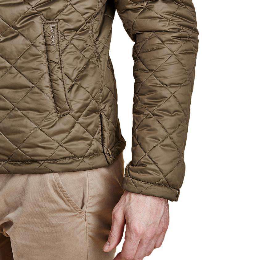 Laggan Quilted Jacket in Olive by Barbour - Country Club Prep