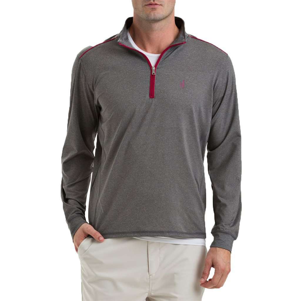 Lammie 1/4 Zip "Prep-Formance" Pullover in Pacific by Johnnie-O - Country Club Prep