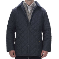 Liddesdale Quilted Jacket in Navy by Barbour - Country Club Prep