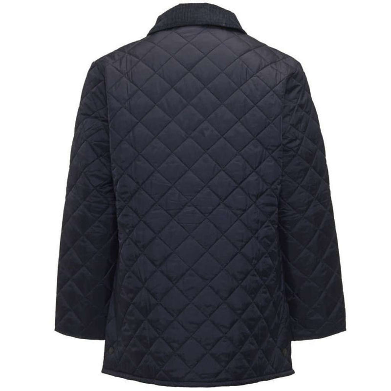 Barbour Liddesdale Quilted Jacket in Navy – Country Club Prep