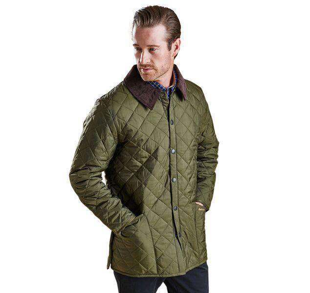 Barbour Liddesdale Quilted Jacket in Olive – Country Club Prep