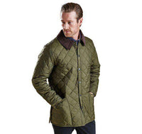 Liddesdale Quilted Jacket in Olive by Barbour - Country Club Prep