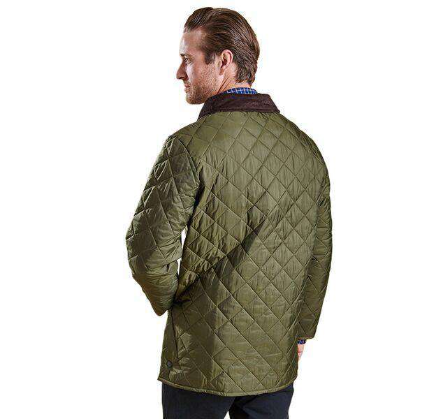 Liddesdale Quilted Jacket in Olive by Barbour - Country Club Prep