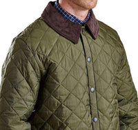 Liddesdale Quilted Jacket in Olive by Barbour - Country Club Prep