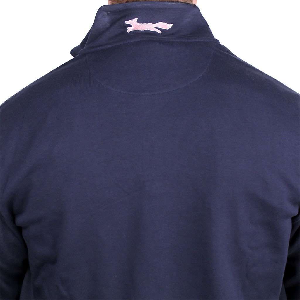 Limited Edition Jersey 1/4 Zip in Navy by Vineyard Vines - Country Club Prep