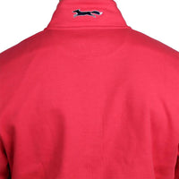 Limited Edition Jersey 1/4 Zip in Sailor's Red by Vineyard Vines - Country Club Prep