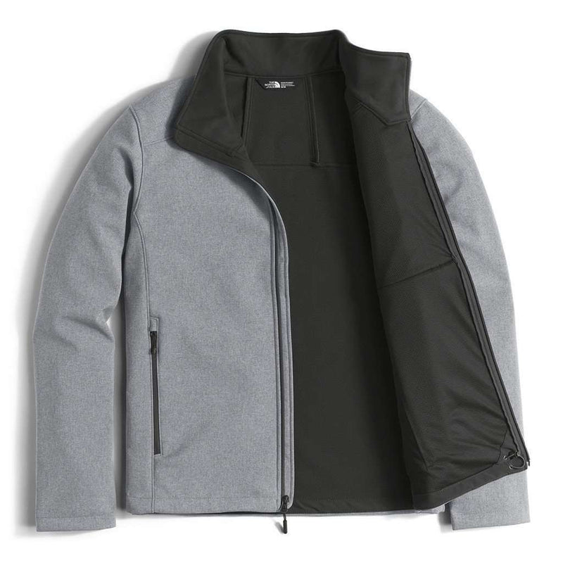 Men's Apex Bionic 2 Jacket in Heathered Medium Grey by The North Face - Country Club Prep