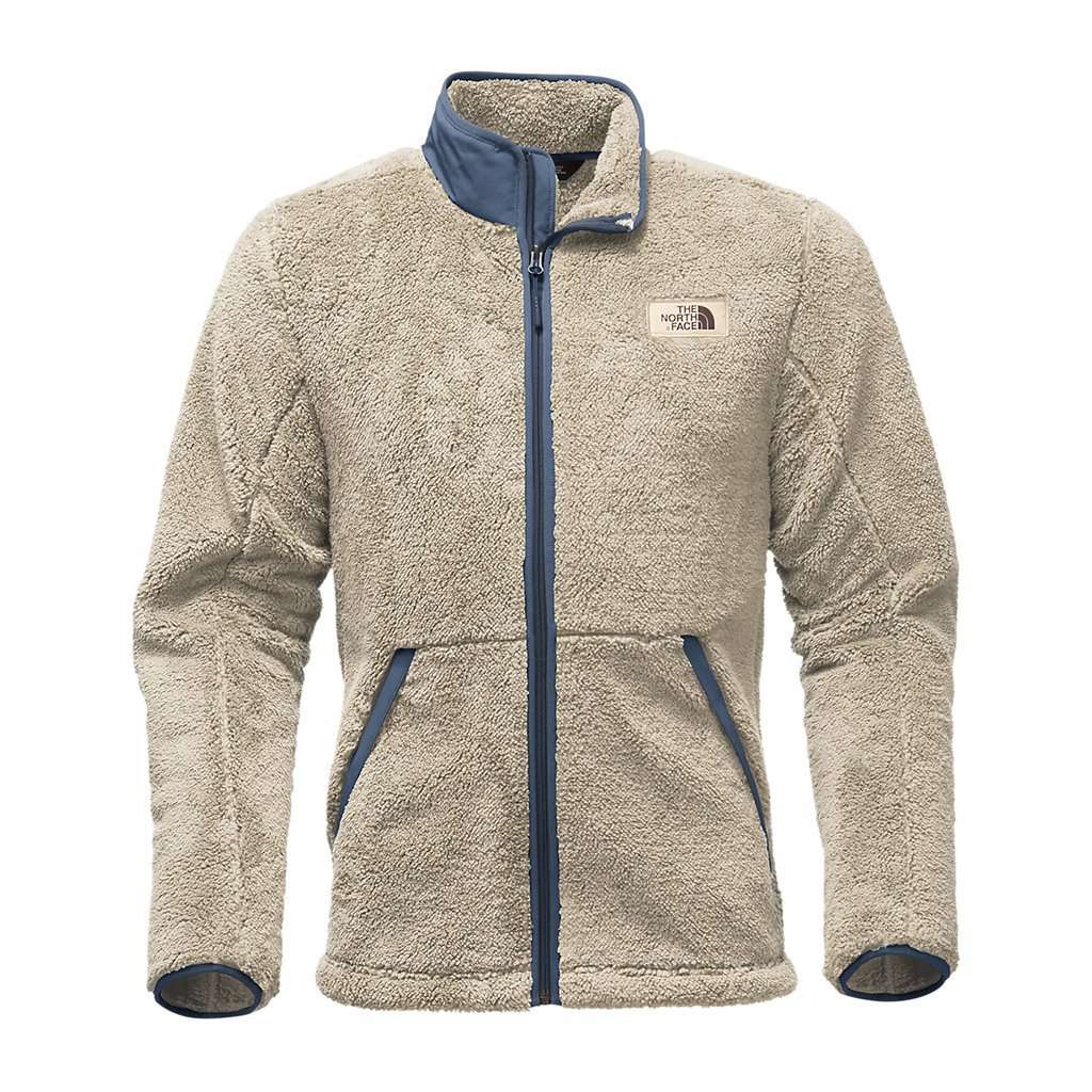 Men's Campshire Full Zip Sherpa Fleece in Granite Bluff Tan by The North Face - Country Club Prep