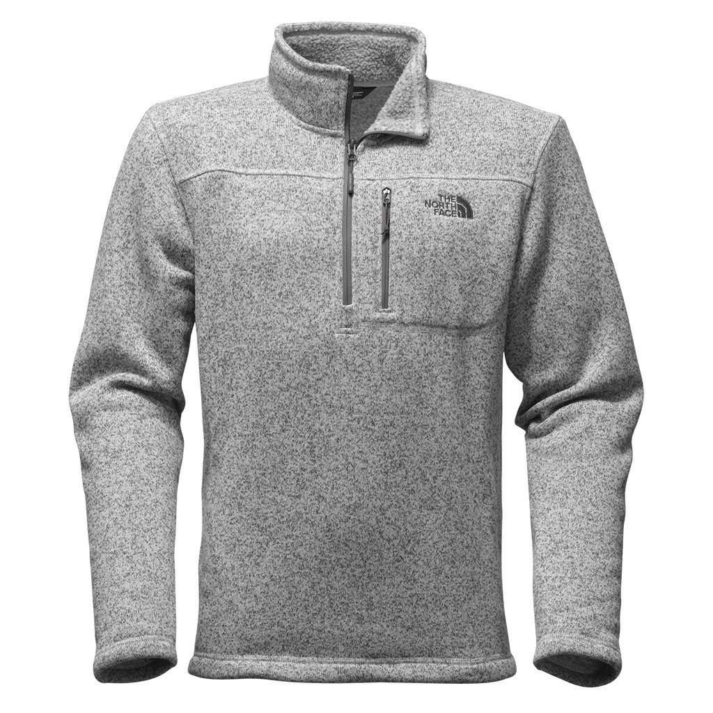 The North Face Men's Gordon Lyons 1/4 Zip Fleece in Heathered Medium ...