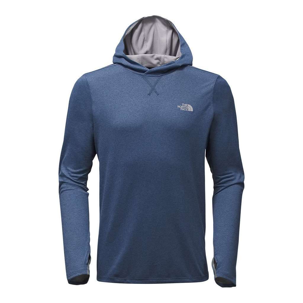Men's Reactor Hoodie in Shady Blue Heather by The North Face - Country Club Prep