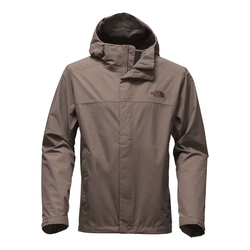 Men's Venture 2 Jacket in Falcon Brown Heather by The North Face - Country Club Prep