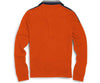 Nautical 1/4 Zip Sweater in Orange by Sperry - Country Club Prep