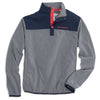 Navigational Fleece Pullover in Steel Grey by Southern Tide - Country Club Prep