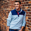 Navigational Fleece Pullover in Steel Grey by Southern Tide - Country Club Prep