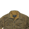 Pebble Sueded Button Jacket in Vintage Brown by True Grit - Country Club Prep