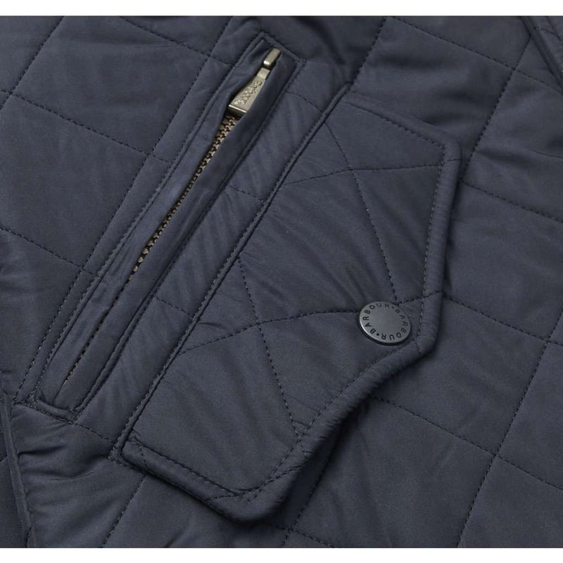 Powell Quilted Jacket in Navy by Barbour - Country Club Prep