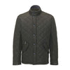 Powell Quilted Jacket in Olive Green by Barbour - Country Club Prep