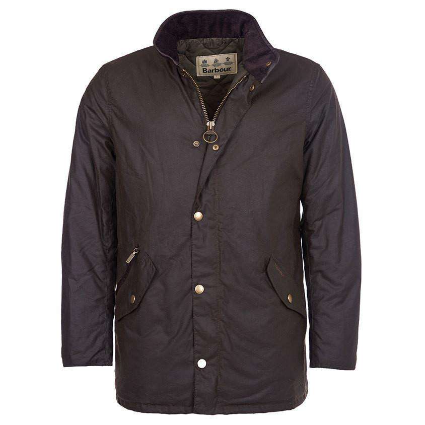 Prestbury Wax Jacket in Olive by Barbour - Country Club Prep