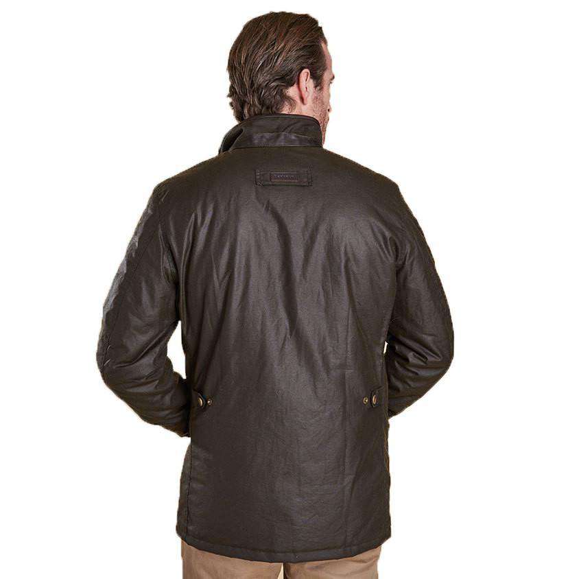 Prestbury Wax Jacket in Olive by Barbour - Country Club Prep