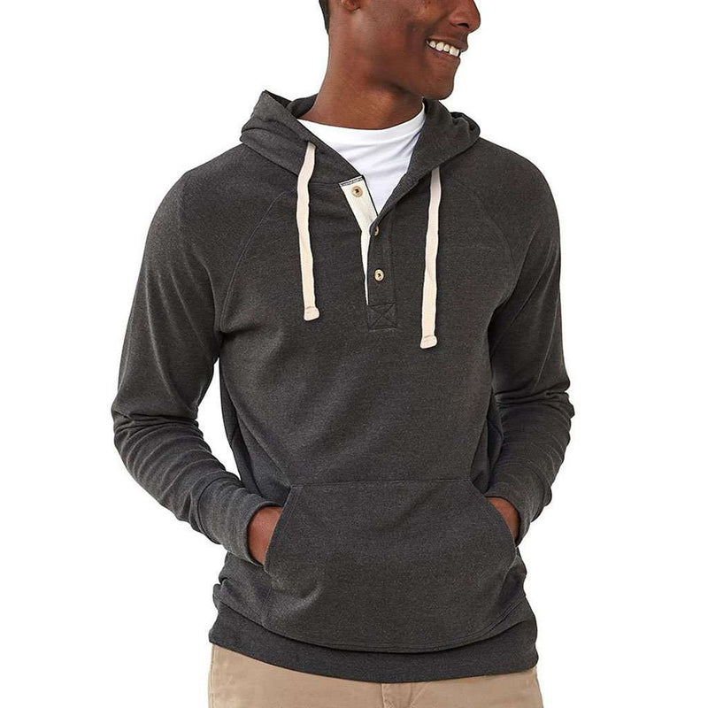 Puremeso Hoodie in Charcoal by The Normal Brand - Country Club Prep