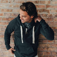 Puremeso Hoodie in Charcoal by The Normal Brand - Country Club Prep