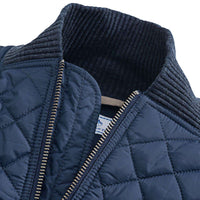 Quilted Bomber Jacket in True Navy by Southern Tide - Country Club Prep