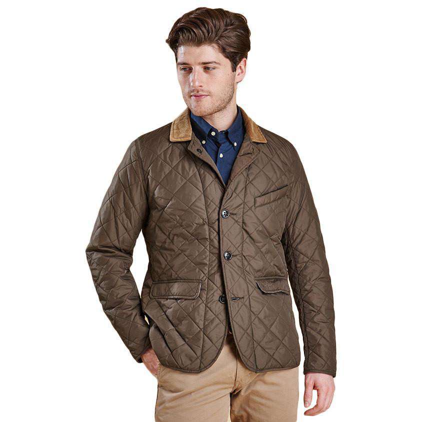 Quilted Tailored Fit Beauly Jacket in Dark Olive by Barbour - Country Club Prep