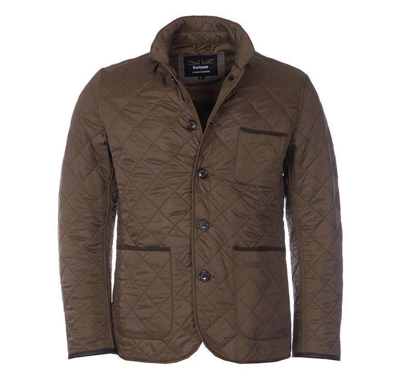 Barbour Racer Quilted Jacket in Olive – Country Club Prep