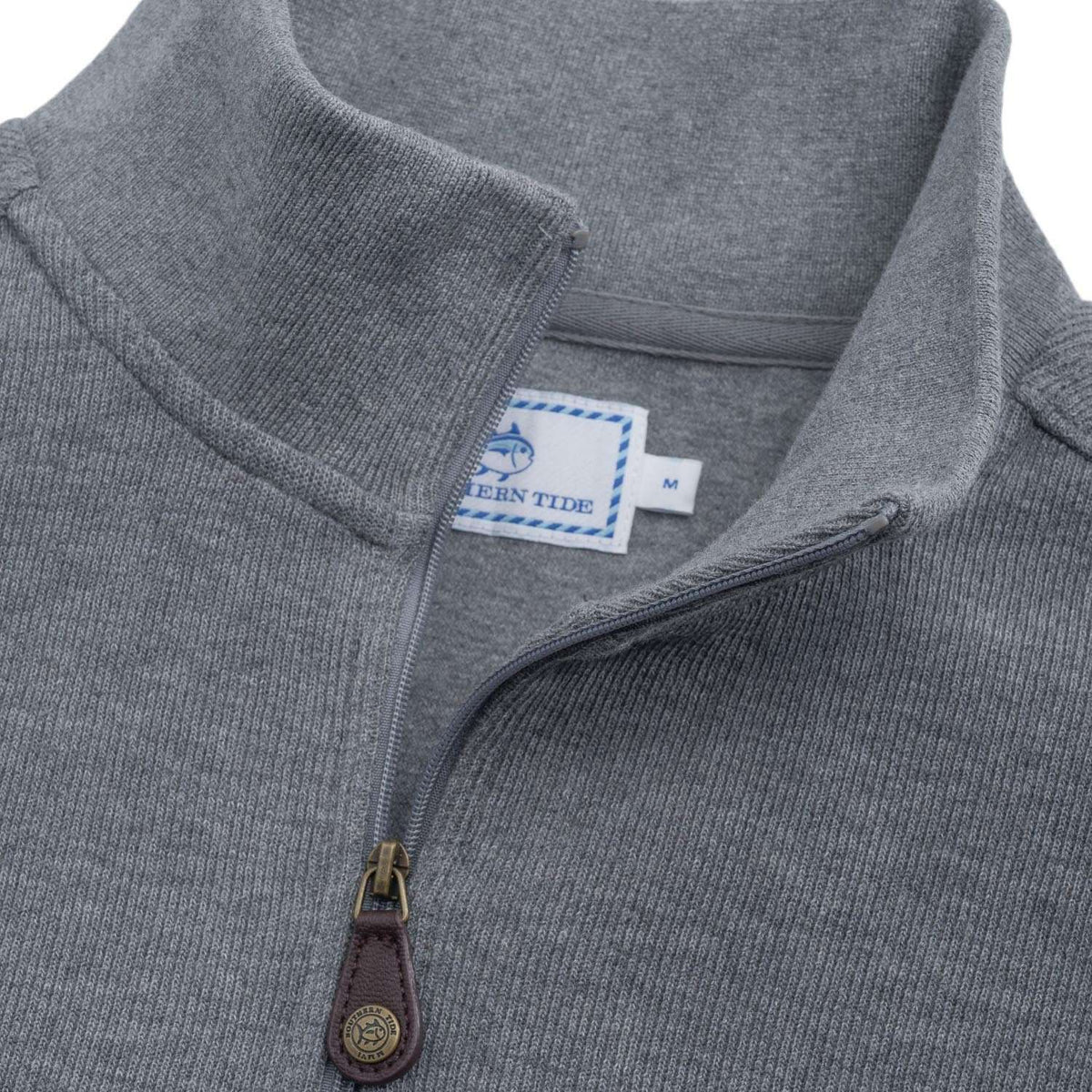 Skipjack 1/4 Zip Pullover in Steel Grey by Southern Tide - Country Club Prep