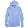 Skipjack Long Sleeve Hoodie Tee Shirt in Sail Blue by Southern Tide - Country Club Prep