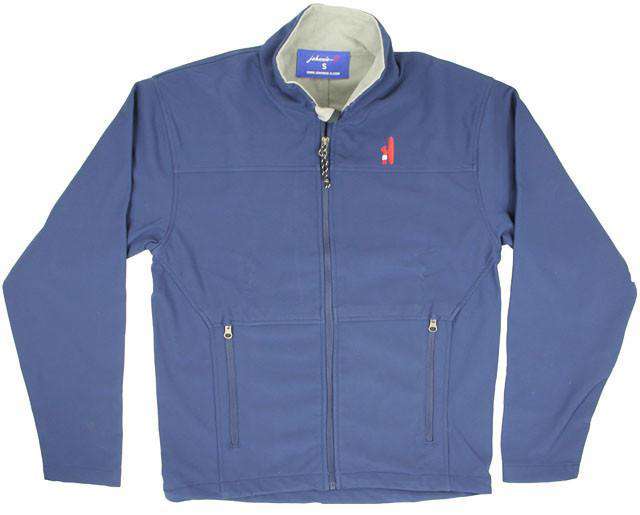 Soft Shell Jacket in Depth Blue by Johnnie-O - Country Club Prep