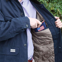 Station Canvas Jacket in Colonial Navy by Southern Marsh - Country Club Prep