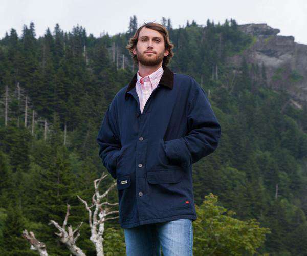 Station Canvas Jacket in Colonial Navy by Southern Marsh - Country Club Prep
