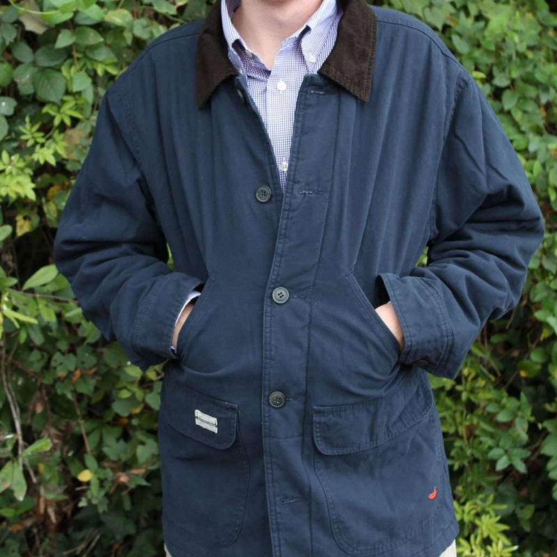 Station Canvas Jacket in Colonial Navy by Southern Marsh - Country Club Prep