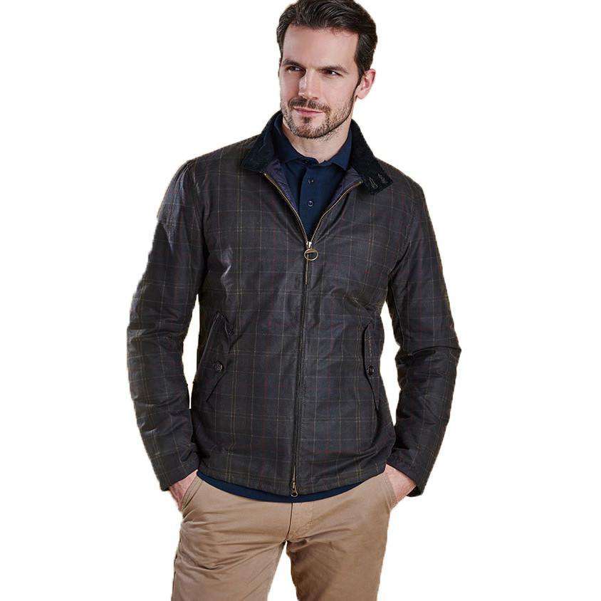 Tartan Helmsdale Wax Jacket by Barbour - Country Club Prep