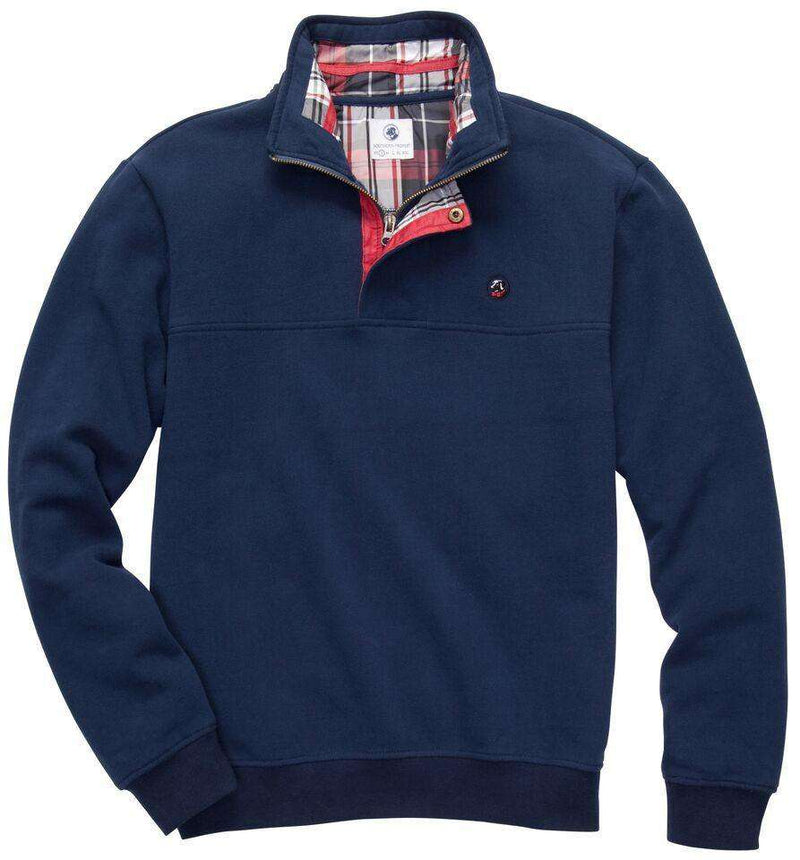 Thomas Pullover in New Deep Navy by Southern Proper - Country Club Prep