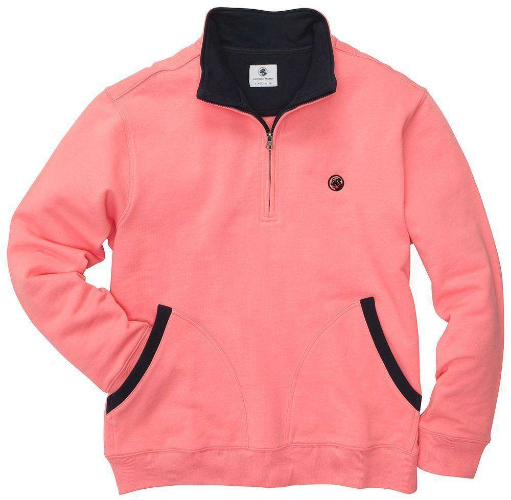 Thomas Pullover in Salmon by Southern Proper - Country Club Prep