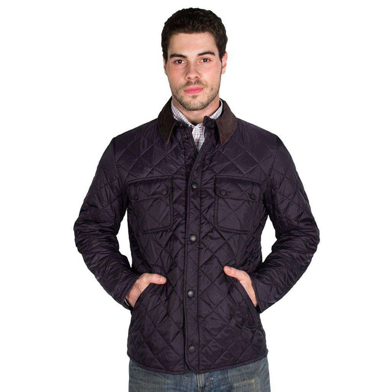Tinford Quilted Jacket in Navy by Barbour - Country Club Prep